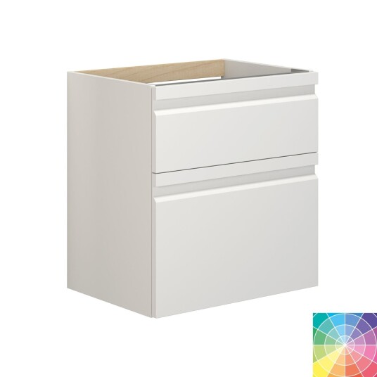 Dansani Inzo Sideskap 2 Skuffer B60-120xh64xd44cm - Integrert NCS Farge / 60cm