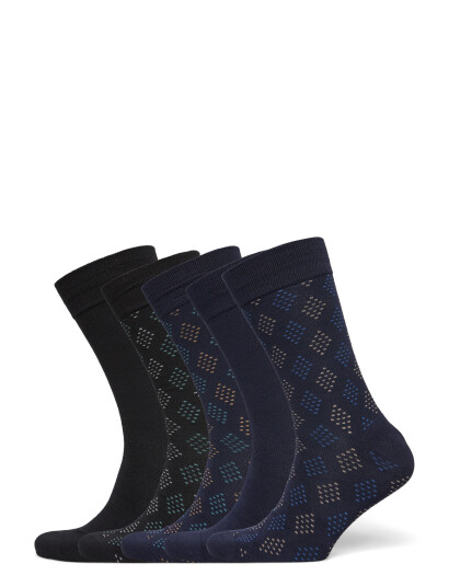 Claudio Claudio Socks Bamboo 5 Pc Fsc   Black   40 47