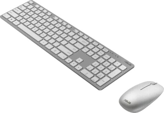 ASUS W5000 Tastatur & Mus Tysk Hvit 90XB0430 BKM390