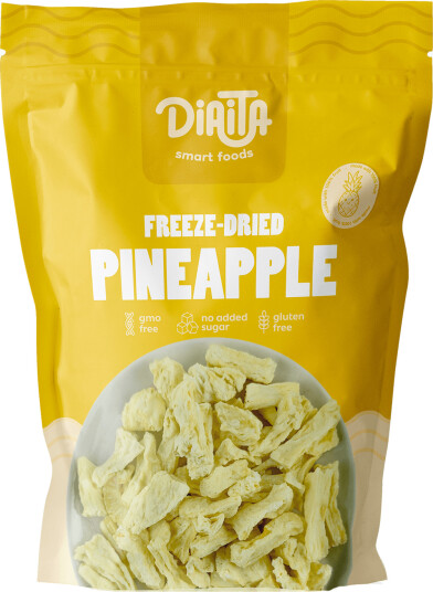 Frystorkad Ananas | 100% Naturlig – Snackspåse 29g