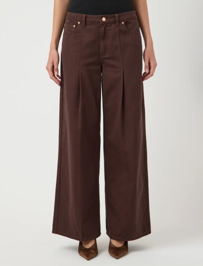 YAS Yaselsie Mw Wide Jeans S.   Ex   Brown   28 x 32