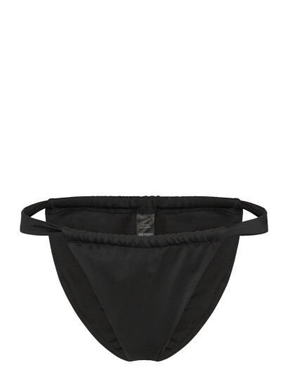 Weekday Low Waist Ruched Bikini Briefs - Black - M