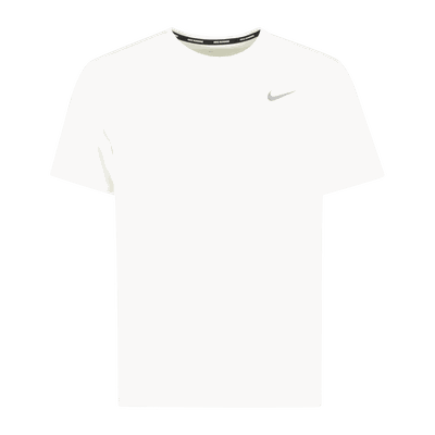 Nike Dri-FIT UV Miler Short-Sleeve t-skjorte herre Hvit S