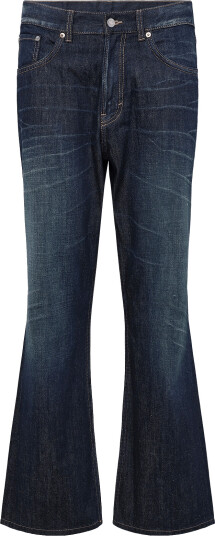 Weekday Mercury Mid Rise Relaxed Bootcut Jeans Blue 31 x 32