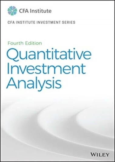 Quantitative Investment Analysis Av Cfa Institute