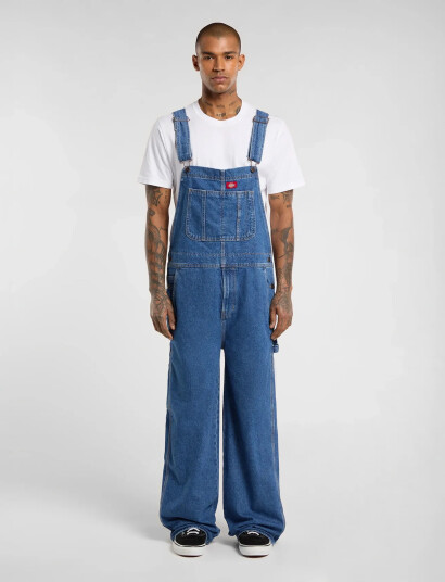 Dickies Loose Denim Bib Blue XS Dickies Loose Denim Bib Blue XS