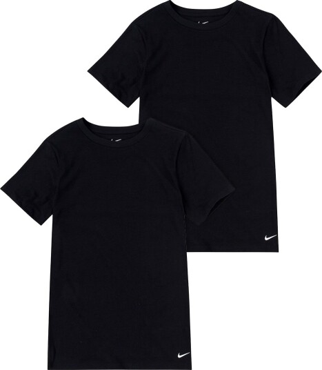 Nike Nhb Boys 2Pk Crew Undershirt Black 132/147