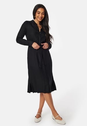 BUBBLEROOM Bella shirt dress Black 34