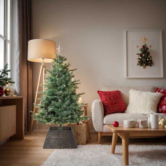  Juletræring Svart 60 x 60 x 28 cm Vannhyasint