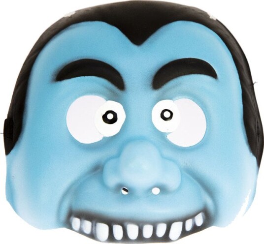 Halloween Halvmaske Dracula til Barn 106788