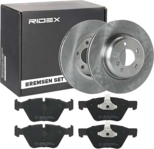 Bremseskiver og -klosser RIDEX 3405B0497