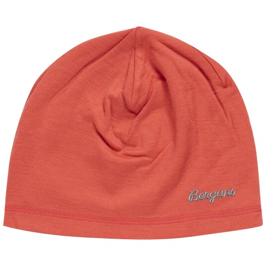 Bergans Of Norway Bergans Juniors' Wool Beanie Peachy Red 54 Bergans Of Norway Bergans Juniors' Wool Beanie Peachy Red 54