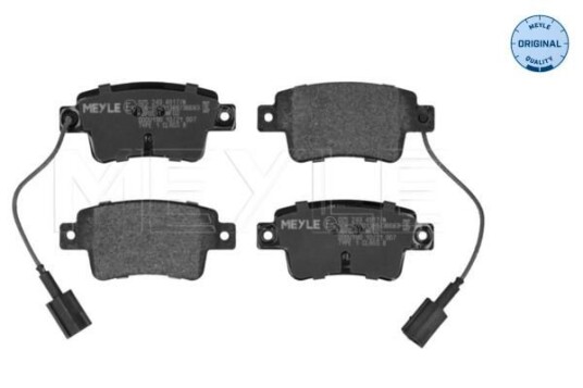 Bremseklosser MEYLE 025 243 4917/W