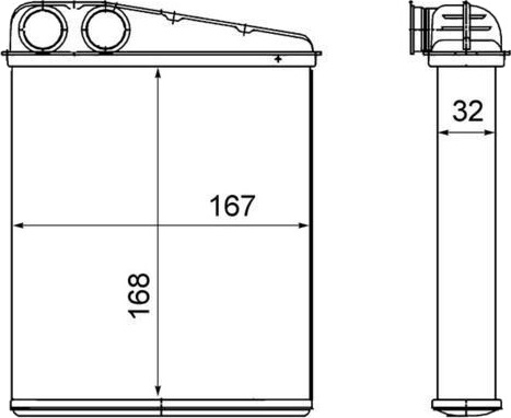Varmeapparat register MAHLE AH 16 000S
