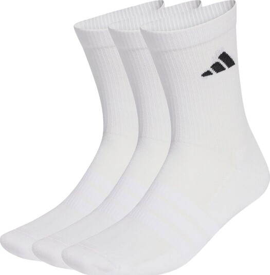 Adidas C Ess Crw 3p White/white/black M Adidas C Ess Crw 3p White/white/black M