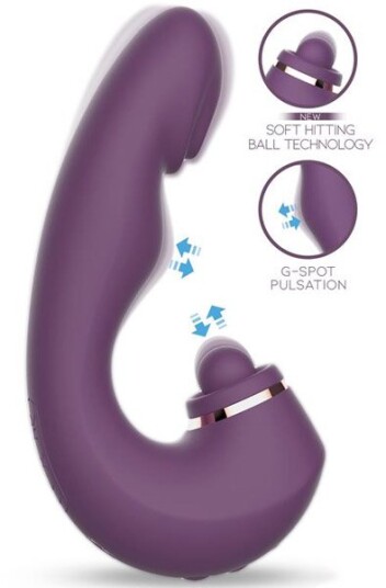 Turis Soft Hitting Ball With G-spot Pulsation & Vibration