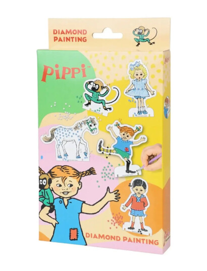 Joker Pippi Diamond Painting - Multi/patterned - ONE SIZE Joker Pippi Diamond Painting - Multi/patterned - ONE SIZE