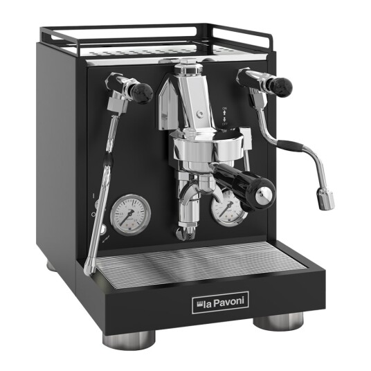 La Pavoni New Cellini Evolution semiproffessionell manuell espressomaskin matt svart La Pavoni New Cellini Evolution semiproffessionell manuell espressomaskin matt svart