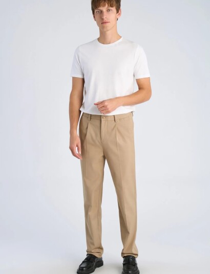 Lindbergh Stretch Twill Elasticated Pants Beige XL Lindbergh Stretch Twill Elasticated Pants Beige XL