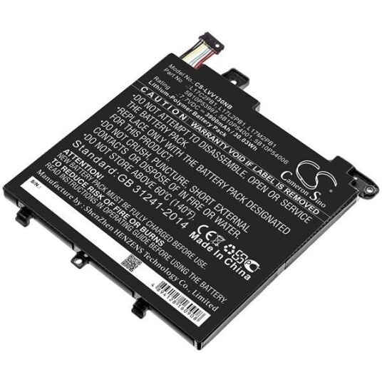 Lenovo V130-14IKB-81HQ00N8GE batteri (3900 mAh 7.7 V, Sort)