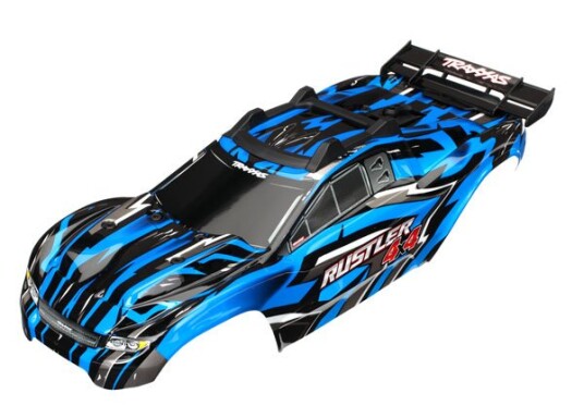 Traxxas 6718X Body Rustler 4X4 blue Traxxas 6718X Body Rustler 4X4 blue