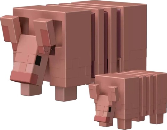 Mattel Minecraft Lekefigur Beltedyr Og Baby Beltedyr