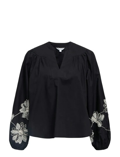 Object Objmerle Hope L/S Re V Neck Top 143 Black 34 Object Objmerle Hope L/S Re V Neck Top 143 Black 34