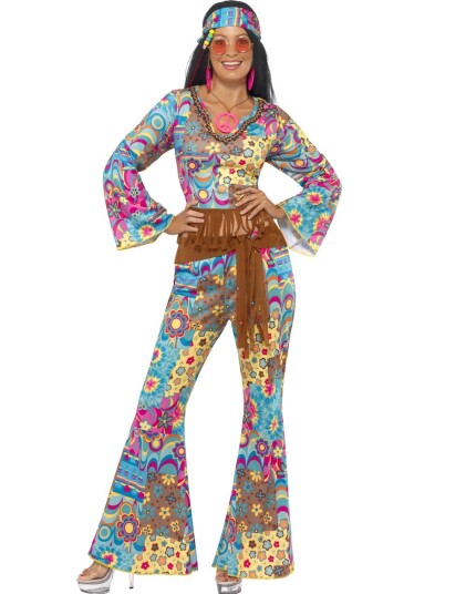 Smiffys Hippie Flower Power Karnevalkostyme Small Smiffys Hippie Flower Power Karnevalkostyme Small