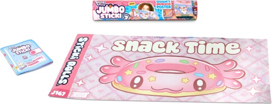 Sticki Rolls Sticki Rolls Sticki Jumbo Mystery Rolls S3 Ass Cdu MULTI COLOUR One Size