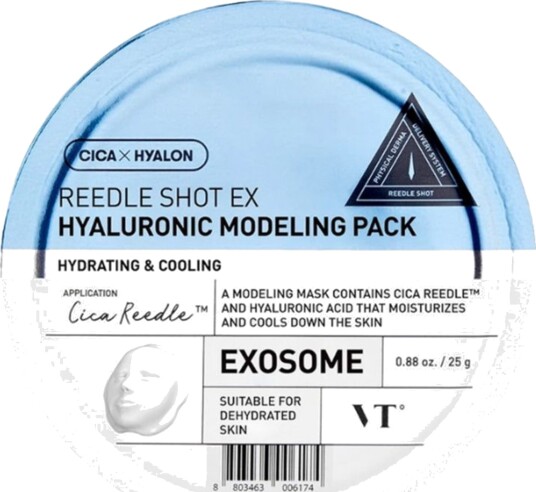VT Cosmetics Reedle Shot EX Hyaluronic Modeling Pack 25g VT Cosmetics Reedle Shot EX Hyaluronic Modeling Pack 25g