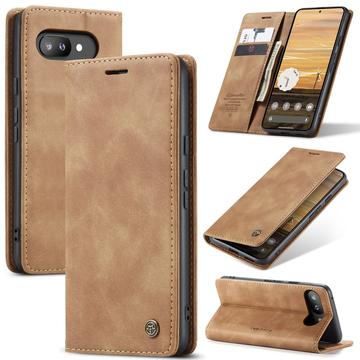 Caseme Google Pixel 9a 013 Series Lommebok deksel Brun