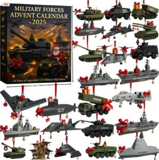 MILITARYFORCES Adventskalender   Julegave Akryl Anheng