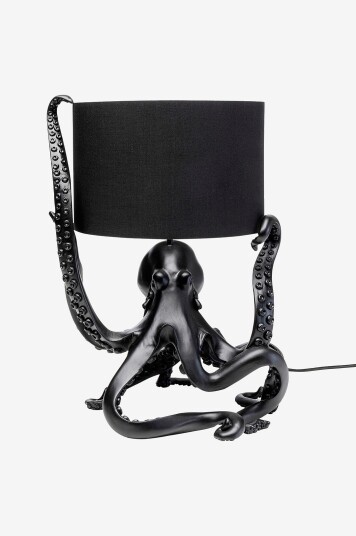 KARE Design   Bordlampe Octopus Black 47cm   Svart