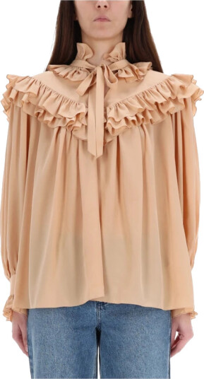 Chloé Dame Bluser & Skjorter Beige S, Chloé Dame Bluser & Skjorter Beige S,