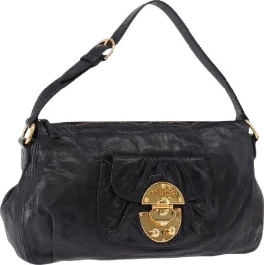 Miu Miu Pre owned Dame Pre owned Svart ONE SIZE,