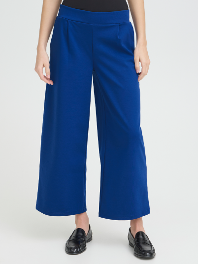 Ichi Kate Wide Pant Blå S Ichi Kate Wide Pant Blå S
