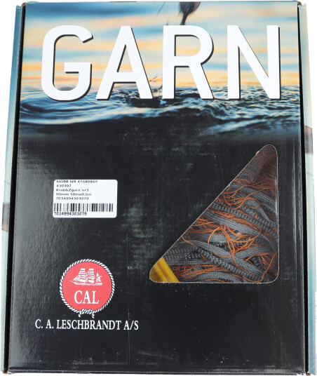 Garn - Krabbe - 90mm Maskelengde - 50m X 0,8m Garn - Krabbe - 90mm Maskelengde - 50m X 0,8m