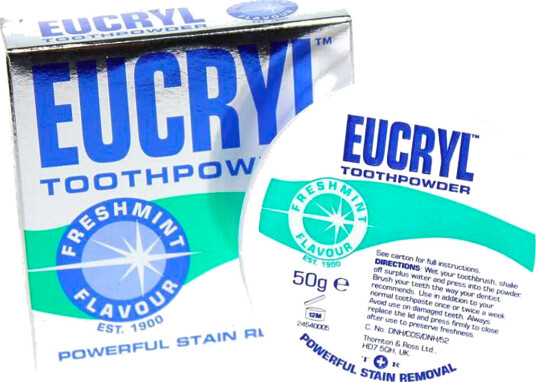 Eucryl Tannkrem Powder Freshmint Tannpulver