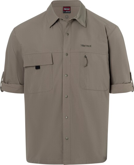 Marmot Men"s Airexchange Upf 40 Overshirt Claystone S Marmot Men"s Airexchange Upf 40 Overshirt Claystone S
