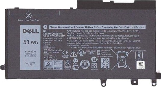 Btry Pri 51Whr 3C Lith Byd-Batteri 5MVGP