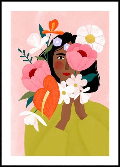Blossoms and Serenity Poster Plakat / 21x30cm