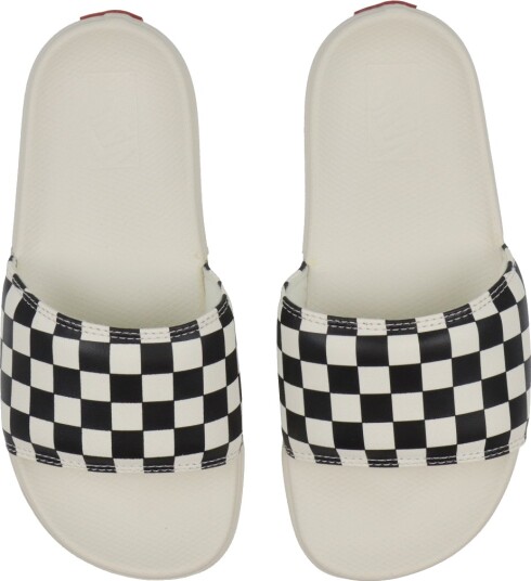 Vans Badesandaler Sjakkbrett Svart/Off White Vans 34,5 Badesandal Hvit