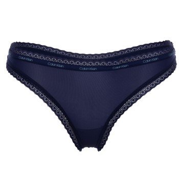 Calvin Klein Truser Bottoms Up Refresh Thong Marine polyamid X-Large Dame