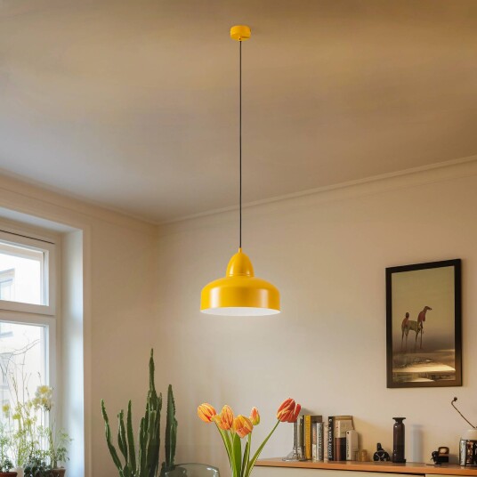 ALDEX Hengelampe Mille 1 lyskilde sennepsgul ALDEX Hengelampe Mille 1 lyskilde sennepsgul