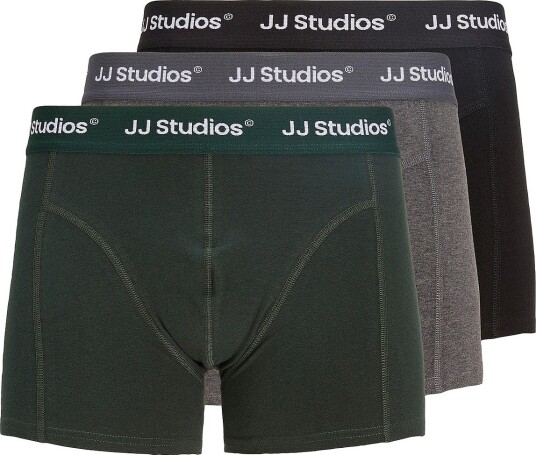 Jack & Jones Boksershorts Jacsoho Solid Trunks 3 Pack Noos Svart