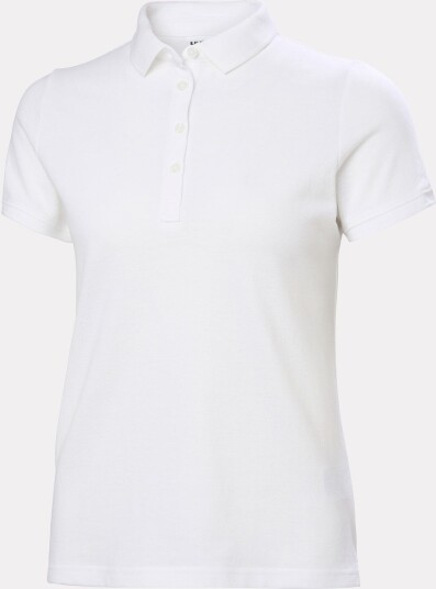 Helly Hansen Women's Crew Polo Pique Hvit M