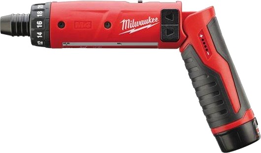 Milwaukee M4 D-202B Vinkelskrutrekker med batteri og lader