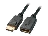 MicroConnect 2m DisplayPort-forlengelseskabel, 1.1a, 2560x1600, Svart