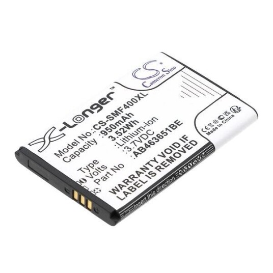 Samsung SGH-I699 batteri (950 mAh 3.7 V) Samsung SGH-I699 batteri (950 mAh 3.7 V)