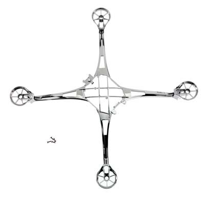 Traxxas 6623X Main Frame/1.6x5mm Screws Black Chrome Alias 4